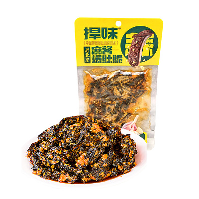捍味 老北京麻酱爆肚脆 蒜蓉味  45g
