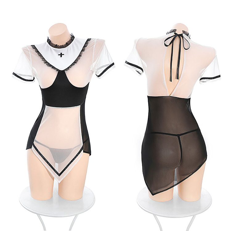 fermo-rebel-nun-backless-see-through-dress-black-and-white-5