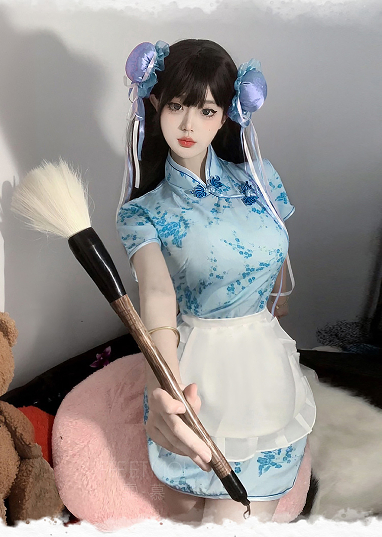 fermu-chinese-little-chef-cos-printed-cheongsam-blue-6
