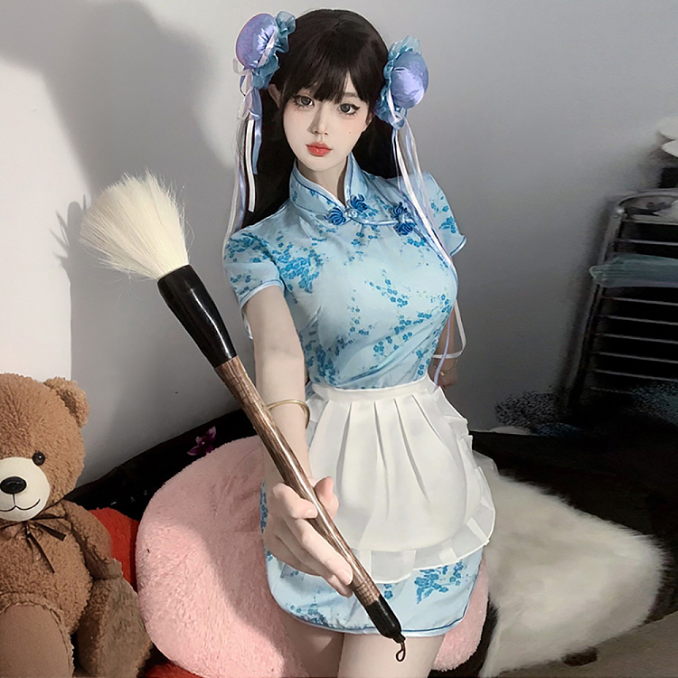 fermu-chinese-little-chef-cos-printed-cheongsam-blue-3