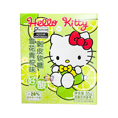 Hello Kitty 雪花青柠味剥皮软糖 55g
