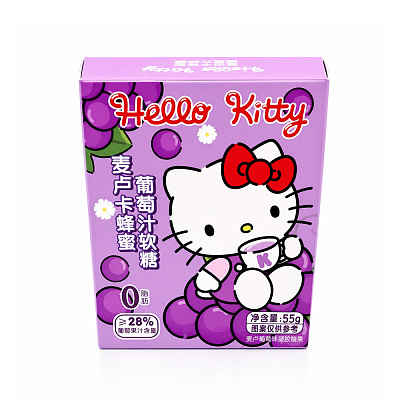 Hello Kitty 麦卢卡蜂蜜葡萄汁软糖 55g