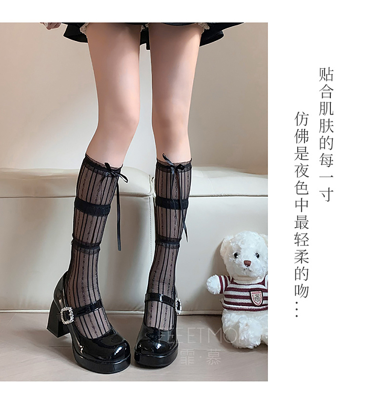 fermo-ribbon-bow-lace-mid-calf-socks-first-love-lolita-black-12