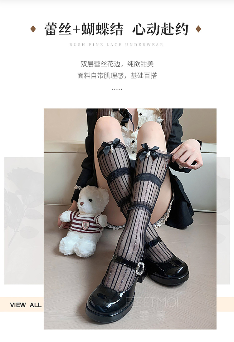 fermo-ribbon-bow-lace-mid-calf-socks-first-love-lolita-black-3