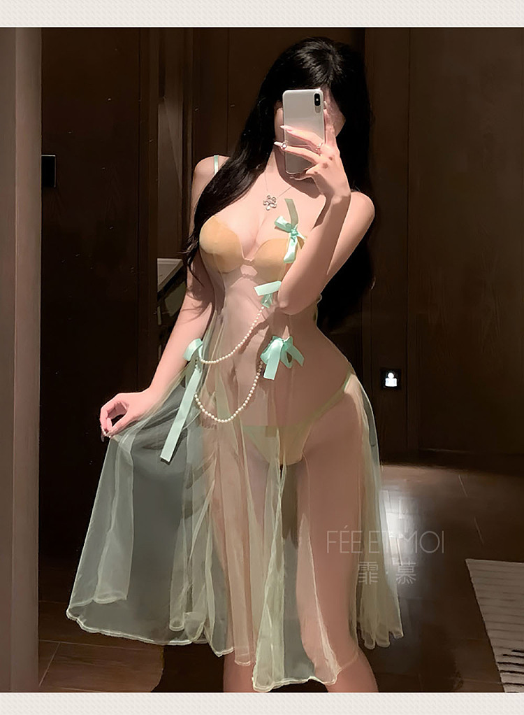faye-mo-bibo-fairy-beaded-chain-sheer-dress-green-9