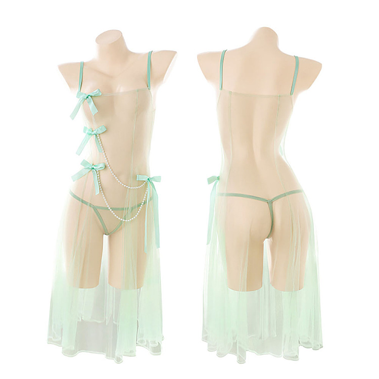 faye-mo-bibo-fairy-beaded-chain-sheer-dress-green-5