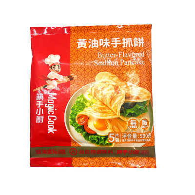 【冻】海底捞 筷手小厨 黄油味手抓饼 500g