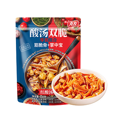 【全澳独家】山姆专供 有友 酸汤双脆零食组合 筋脆骨300g 掌中宝200g