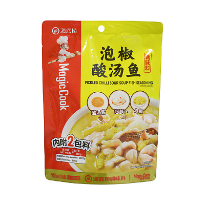 海底捞 筷手小厨 泡椒酸汤鱼调味料 280g