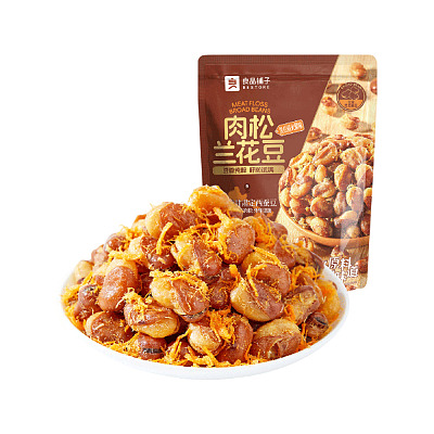 良品铺子 肉松兰花豆 158g