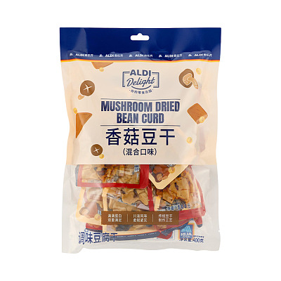 【全澳独家】奥乐齐(中国) Delight系列 香菇豆干 混合口味 400g