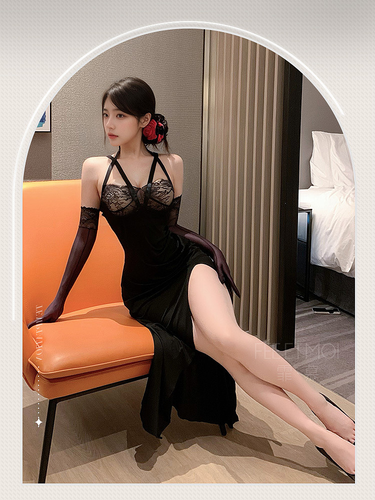 fermu-light-mature-imperial-sister-style-hanging-neck-halter-long-dress-black-11