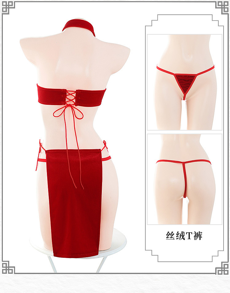 fermu-high-slit-tied-velvet-cheongsam-red-extra-large-size-11