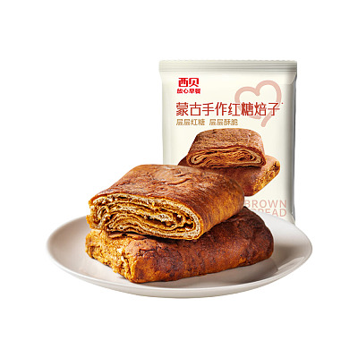 【冻】西贝放心早餐 蒙古手作红糖培子 120g