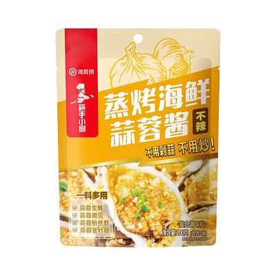 海底捞 蒸烤海鲜蒜蓉酱调味料 原味 200g
