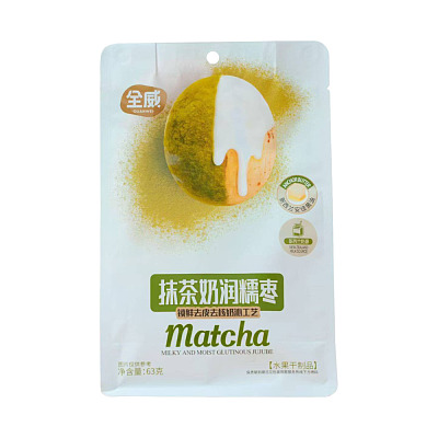 全威 抹茶奶润 糯枣 63g