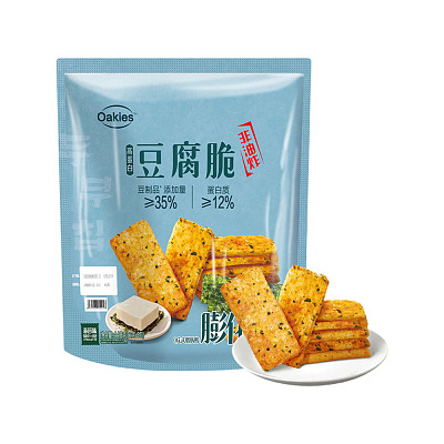 【全澳独家】山姆专供 Oakies 高蛋白豆腐脆 膨化食品 海苔味 448g