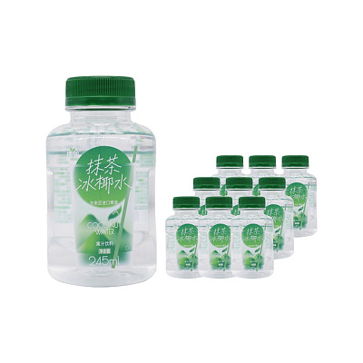 【整箱】植邻 抹茶冰椰水 mini吨吨瓶  245ml*10