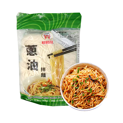 【鲜】五谷堂 葱油拌面 960g