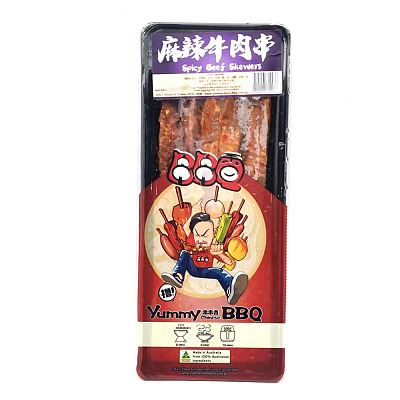【冻】串串香 麻辣牛肉串 约300g