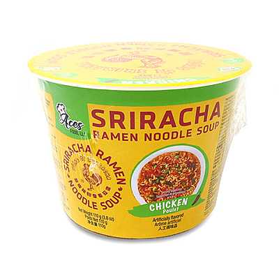 Sriracha 是拉差香甜辣椒酱汤面 鸡味 110g