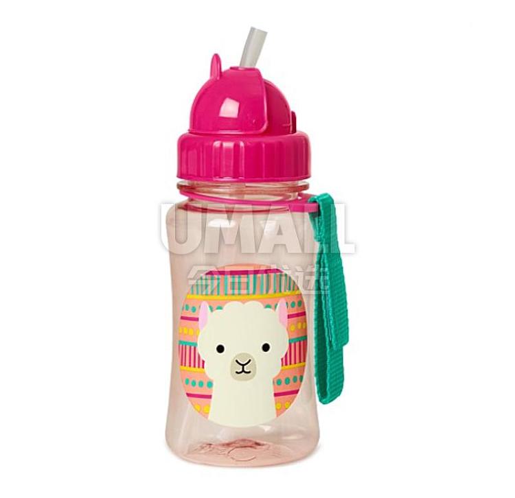 skip-hop-plastic-straw-water-bottle-alpaca-1