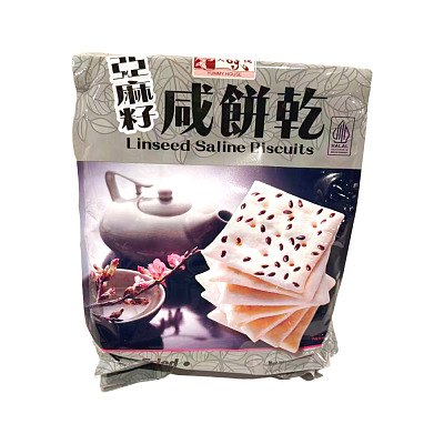 美味栈 亚麻籽咸饼干 400g