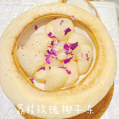 【鲜】COCO-STAR 荔枝玫瑰椰子冻 800g