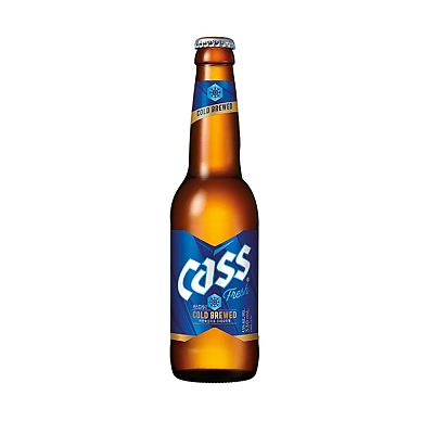 韩国进口 CASS 凯狮 啤酒 韩剧同款 酒精4.6% 330ml