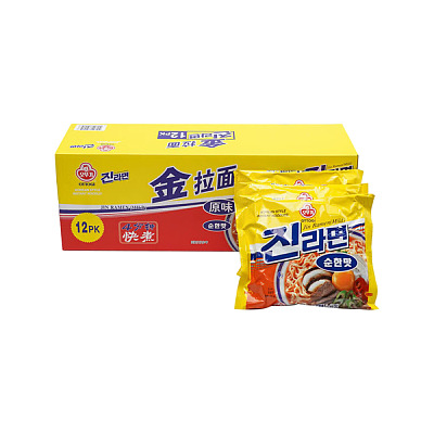 【全澳独家】山姆专供 韩国进口 不倒翁 金拉面 原味 12份入 1.44kg