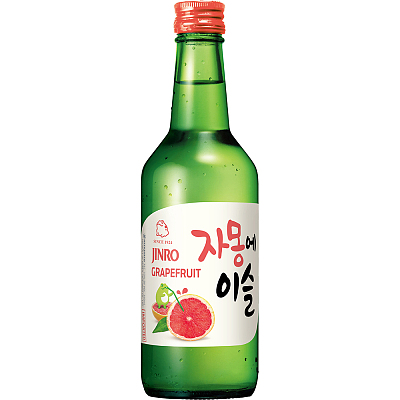 Jinro 韩国烧酒 柚子味 低酒精13% 360ml