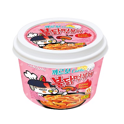 三养 辣炒年糕条 奶油火鸡味 碗装 179g
