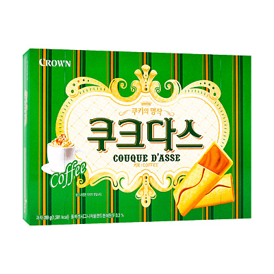 Crown 咖啡夹心条饼干 288g