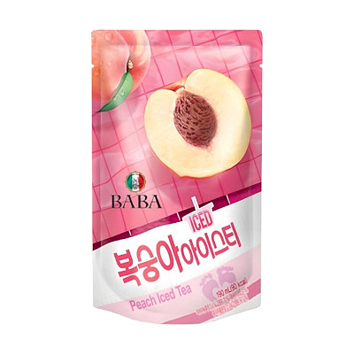 Baba 冰红茶 水蜜桃味 190ml