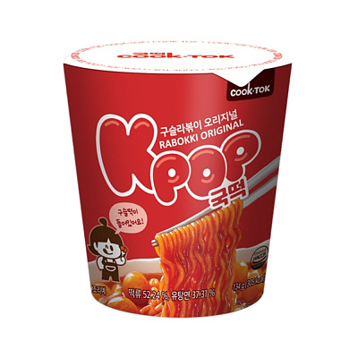 COOK-TOK 韩国辣炒年糕杯面 原味 134g