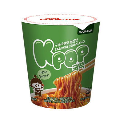 COOK-TOK 韩国辣炒年糕杯面 三酱味 134g