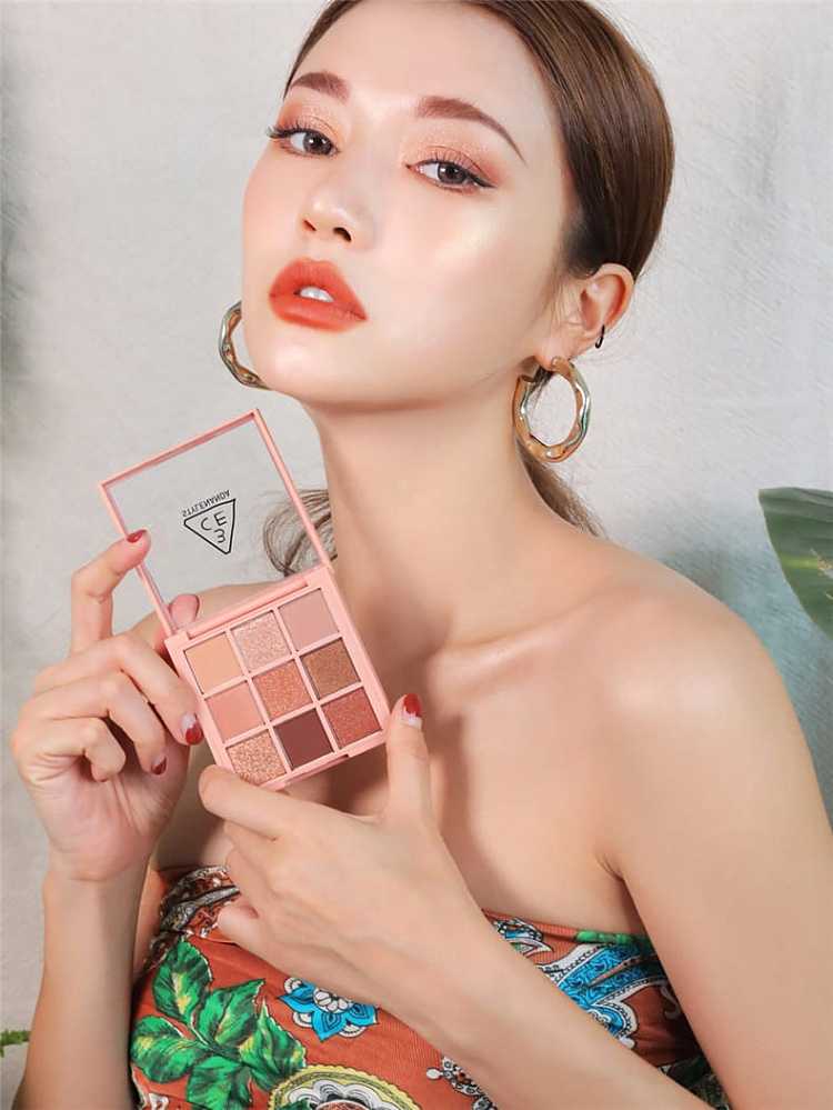 3ce-nine-palette-eyeshadow-palette-powder-brown-pumpkin-overtake-color-number-6