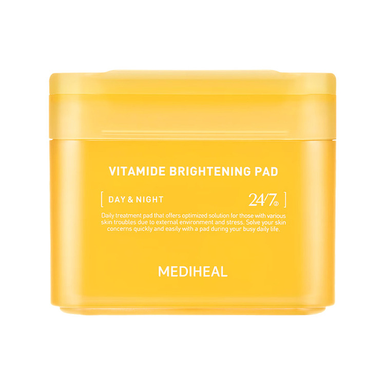 mediheal-vitamin-c-niacinamide-brightening-moisturizing-toner-pads-yellow-100-pads-1