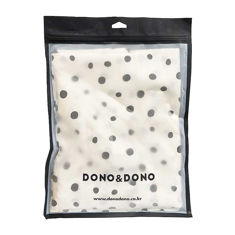 donodono-bamboo-fiber-baby-blanket-black-polka-dots-106x106cm-2