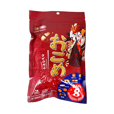 龟田制菓 脆脆宝米果江户 8种混合 85g