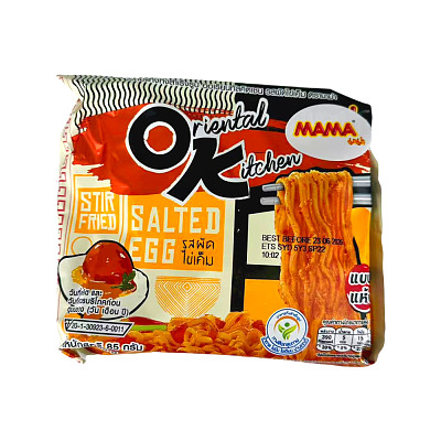 泰国Mama ok 炒咸蛋黄味 85g