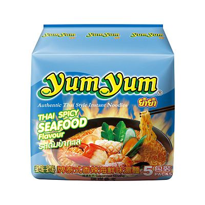YumYum 泰国香辣海鲜味方便面 70g*5