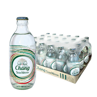 【整箱】泰象 进口苏打水 325ml*24瓶装