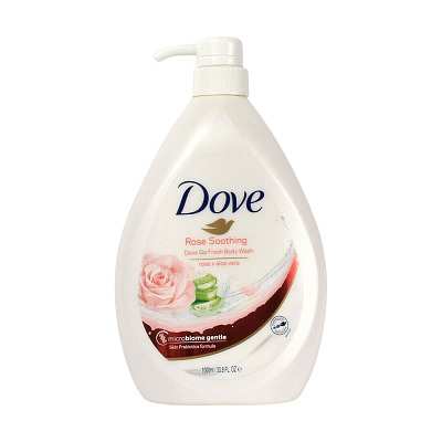 DOVE 多芬 舒缓玫瑰芦荟沐浴露 1000ml