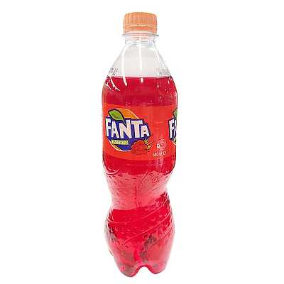 可口可乐 Coca Cola Fanta 芬达 树莓味汽水 瓶装 600ml