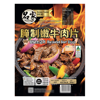 【冻】名家 腌制嫩牛肉片 约350g