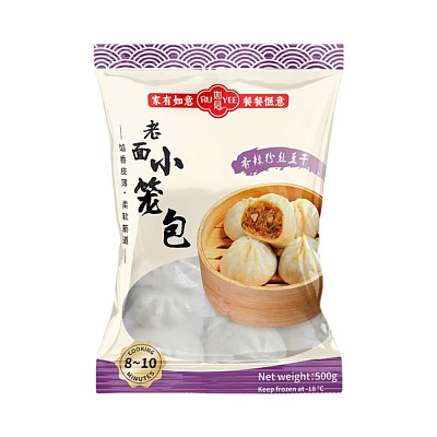 【冻】如意 老面小笼包 香辣粉丝豆干味 500g