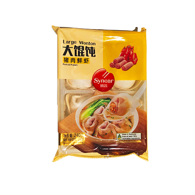【冻】思念 猪肉鲜虾大馄饨 240g
