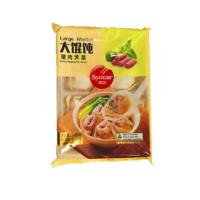 【冻】思念 猪肉荠菜大馄饨 240g