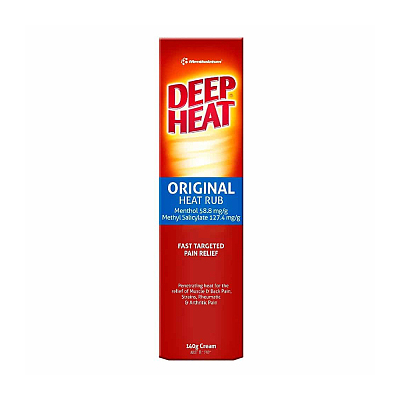 Deep Heat 热感涂抹 扭伤缓解膏 140g【Costco代购】